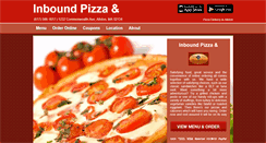 Desktop Screenshot of inboundpizzaallston.com